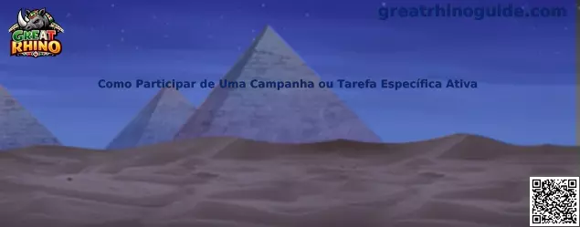 Como Participar de Uma Campanha ou Tarefa Específica Ativa