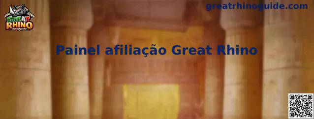 Painel afiliação Great Rhino