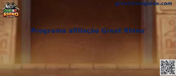 Programa afiliação Great Rhino