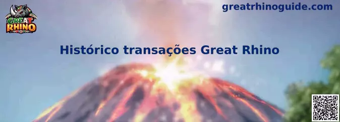 Histórico transações Great Rhino