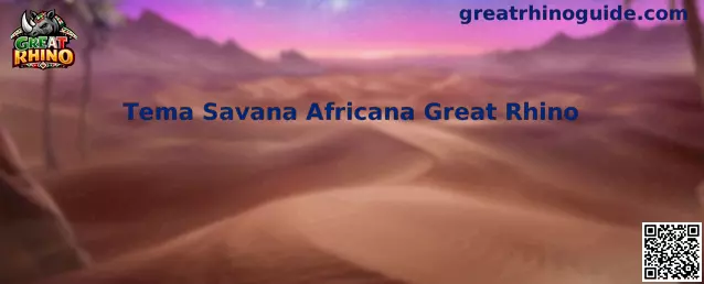 Tema Savana Africana Great Rhino